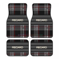 4Pcs Recaros Crystal Veet Women's Mat, Anti Foug Mat Car Interior Accessories Or Mats & Cargo Ers s
