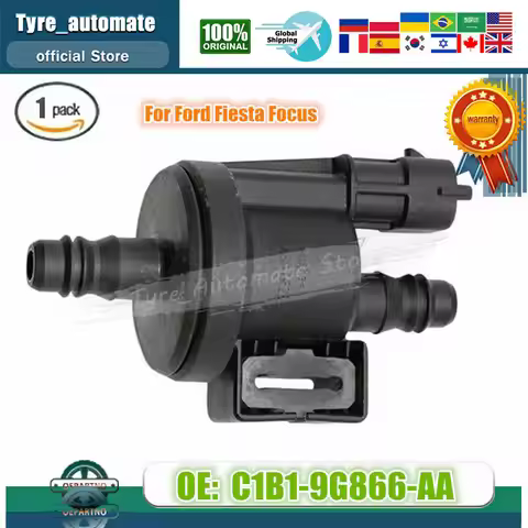 1Piece New EVAP Fuel Evaporation Purge Valve For Ford Fiesta Focus C1B1-9G866-AA