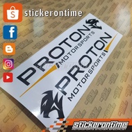 Car SideDoor Sticker Set utk Proton Pesona BLM IRIS Neo Satria Gen2 Waja R3