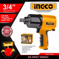 INGCO 3/4" Air Impact Wrench 1355N.m Twin Hammer AIW341301 TFM IPT
