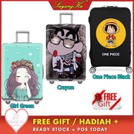 [M'sia] Ready Stock Luggage Cover Dust-proof Cover Trolley Baggage Cover 1LLC