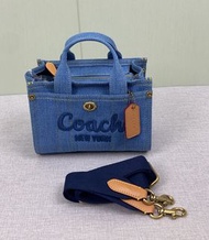 Coach 牛仔布手提包