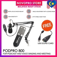 Podpro 800 Condenser Microphone Kit For Youtube, Bigo Live, TikTok, (Malaysia Brand BM800 BM-800)