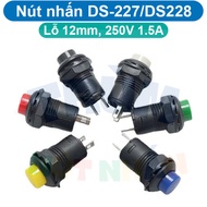 (10C) Release push button DS-223/ hold down DS-228 12mm 2 pins 250V 1.5A