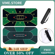 Poker mat, 120*60cm/180*90 suitable for 4-8 people Texas Hold'em rubber mat, poker table mat