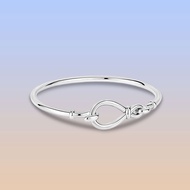 2022 925 Sterling Silver 100 Infinity Love Infinite Knot celet Bangle Fit Original Charms Party Wedding Jewelry DIY
