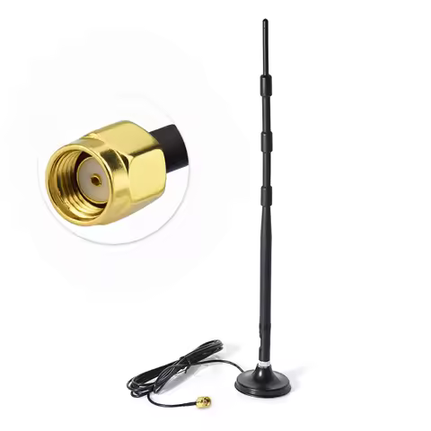 Superbat 9dbi 2.4GHz Omni Directional Vertical WiFi Antenna with RP-SMA Connector for Wireless LAN C