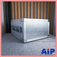 COMPACT M-6U 2ฝาหน้า-หลัง ลึก19" ผิวอลูมิเนียม แร็ค แร็คลึก19" RACK6U แร็คผิวอลูมิเนียม RACK เอไอ-ไพ