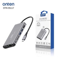 Onten OTN 95117( 8 IN 1 )Type-C Multi Function Dock Station.