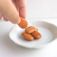 原味瑪德蓮　耳環 黏土人 娃用 マドレーヌ madeleine 2023年製