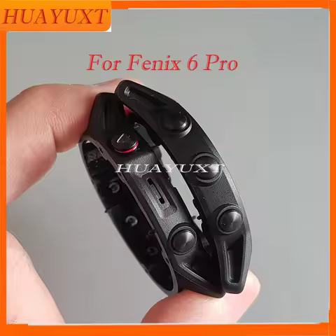 Middle Plastic Frame For GARMIN FENIX 6 pro Back Cover case Frame Fenix6pro With Button Smart Sports