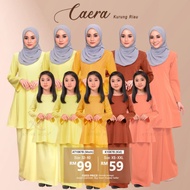 [READY STOCK] CAERA KURUNG RIAU-BAJU KURUNG SEDONDON IBU ANAK-BAJU KIDS-BABY BLUE-SOFT YELLOW-BAJU RAYA 2023