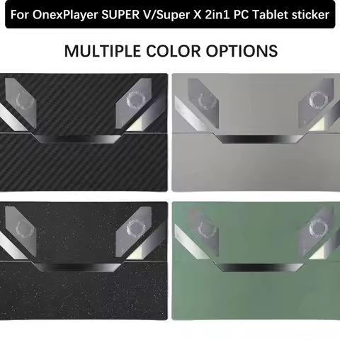 Pre-cut 1x Top+1x Around keyboard+1xBottom Skin Sticker Cover For OnexPlayer SUPER V / Super X 2 in 