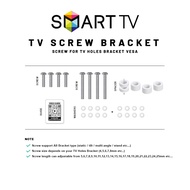 [SMART Tv] TV Screw for TV Bracket Holes VESA Wall Mount Skru for TV Hanging Holes