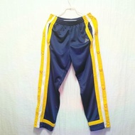 三件7折🎊 Adidas 運動褲 運動長褲 長褲 熱身褲 藍紫 黃 排扣 極稀有 老品 復古 古著 vintage
