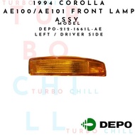 1994 COROLLA AE100/AE101 FRONT LAMP ASSY ECE DEPO-212-1661L-AE LEFT / DRIVER SIDE