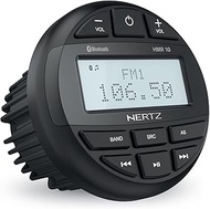 HERTZ HMR-10 Marine Digital Media Receiver Gauge Style Receiver AM/FM/WB/USB Bluetooth 50 W x 4