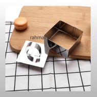 Taiwanese nastar mold, 3x3 square, 2cm, 25gr, 1 set boxRing + penkan - 3x3Ring ajk