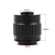 0.35X 0.5X Adapter Lens 1X Tube Adjustable Focus 38mm To C Mount Trinocular Stereo Microscope Camer