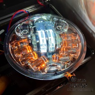 Motorcycle HEADLIGHTS HEADLAMP ROUND HARLEY BIG LED PREDATOR MOTORCYCLE HEADLAMP MOTORCYCLE