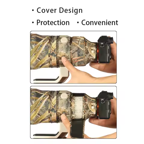 CHASING BIRDS camouflage lens coat for SONY FE 400mm F2.8 GM OSS waterproof and rainproof lens prote