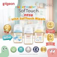 Pigeon PPSU Wide Neck Bottle with/SofTouch Nipple Baby Milk Bottle/ Newborn Milk Bottle/
