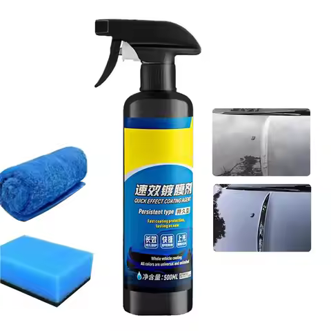 Coating Spray Car Scratch Wax Coating Spray 500ml Quick Effect Scratch Wax Polish Waterless Wash Oil