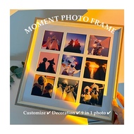 Photo Frame customize 9宫格相框 9 grid photo decoration frame gift customize personalized couple family 