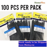 Cable Tie 100 PCS in one pack 4/6/8/10/12/14/16 inch 10cm 15cm 20cm 25cm 30cm 35cm 40cm