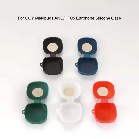 For QCY Melobuds ANC HT05 Earphone Cover Shockproof Anti-scratch Protective Sleeve Washable Housing 