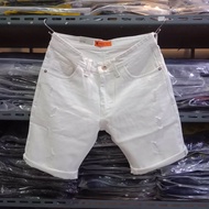 Celana Putih Pria Pendek Jeans Keren