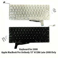 Keyboard Laptop Apple MacBook Pro A1286 Late-2008