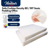 Meilleur Premium Quality Density 80 Cushion Foam 30 X 30cm / 30cm X 60cm / 60cm X 60cm / 1/2/3 Inch