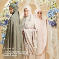 💥READY STOCK💥SITI_KHADIJAH_TELEKUNG PREMIUM COTTON With Bag (Blue &amp; Maroon) Floral Design | Prayer Attire | Cotton |