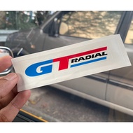 GT Radial Tyre Car Sticker Waterproof premium