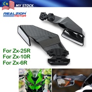 REALZIONMOTOR For Kawasaki Zx-25r Zx-10r Zx-6r Zx25r Zx6r Zx10r Universal Motorcycle Adjustable Flan
