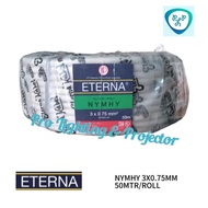 Eterna NYMHY 3X0.75 3X0.75 mm Cable Roll 50 Meters