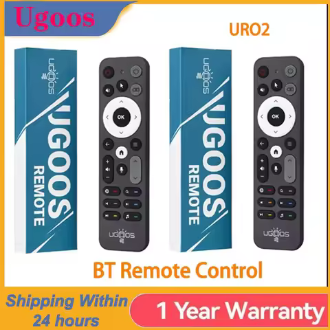 2024 UGOOS UR02 BT Voice Remote Control Replacement for Ugoos SK1 TOX1 TOX3 AM6 AM8 AM6B PLUS X4 X4Q