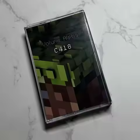 Sandbox game C418 Daniel Rosenfeld Music Tape Volume Alpha Album Cassettes Cosplay Recorder Walkman 
