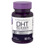 Piping Rock DHT Blocker for Men & Women 60 Coated Tablets (Botak, Hairloss)