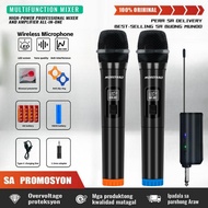 Professional Wireless Microphone  Karaoke Mic Handheld Mikecropone UHF Dual Rechargeable Mike Dynami