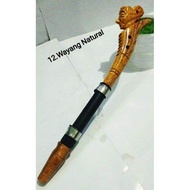 Pahul Ukir Reel Gagang Joran Motif Wayang Natural