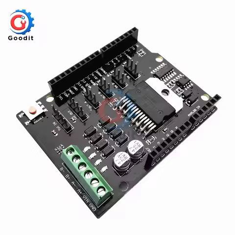 Dual Channel DC Motor Driver Shield Expansion Board L298NH Module Driving Module Replace L298P L298 