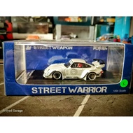 Diecast Street Warrior Porsche RWB 993 Army Girl Japan White Seal