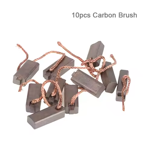 10pcs 5*7*19mm High Quality Copper Electric Generator Carbon Brushes Car Alternator Power Tools Car 