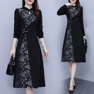 513Arofu Batik Dress For Women Batik Cheongsam 2024 Batik Dress Modern Cheongsam For Women Advanced 