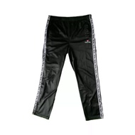 FILA Italia Tapped Black Sport Training Track Pants Celana Panjang Olah Raga Original Second Merch V
