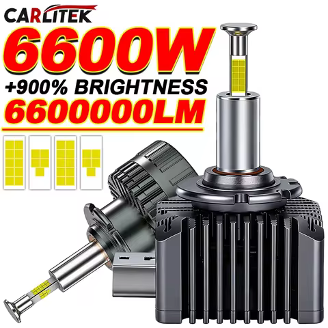D1S D3S 360 LED Lights Bulbs HID 6600W D2S D4S D5S D8S LED Canbus D1R D2R D3R D4R Xenon Car Headligh