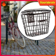 [Flourish] Bike Basket Bike Storage Basket, Large Capacity, Front Frame, Bike Basket Bike Hanging Basket for Outdoor
