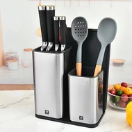 Zwilling Stainless Steel Knife RackStainless Steel Knife Holder Organiser Kitchen Supplies Shelf Fre